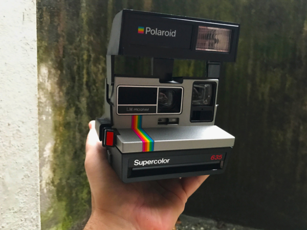 Polaroid «Supercolor 635» grau mit Blitz