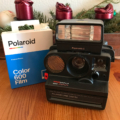 Polaroid «Sonar AF 5000» mit Polatronic 5 Blitzaufsatz