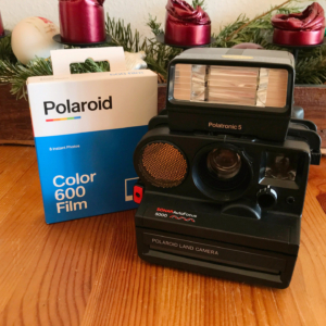 Polaroid «Sonar AF 5000» mit Polatronic 5 Blitzaufsatz